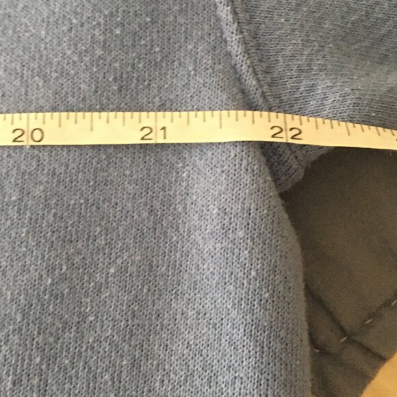 Vintage light blue pullover sweatshirt (unisex, sizes XS through L) - Picture 8 of 10